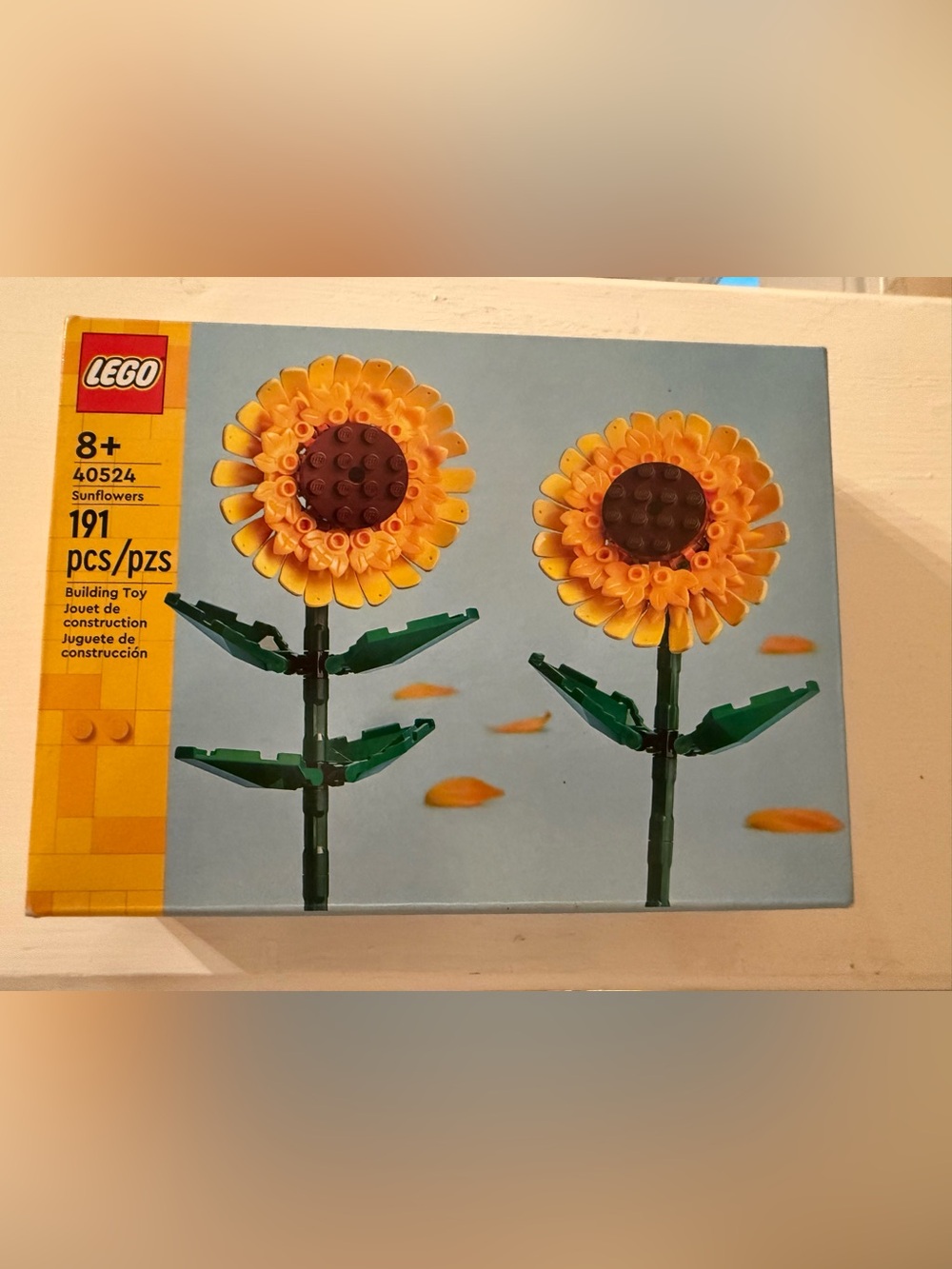 Lego Sunflower Display Kit - Yellow & Green